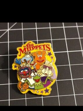 Disney Muppets- Fozzie, Miss Piggy, Kermit, Animal and Gonzo-Family Disney Pin